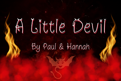 A Little Devil font cartoon creative cute devil font font desing font style fontpack fonts graphic design halloween handwriting handwritten horn lettering logo modern motion graphics script tail