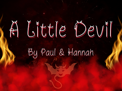 A Little Devil font cartoon creative cute devil font font desing font style fontpack fonts graphic design halloween handwriting handwritten horn lettering logo modern motion graphics script tail