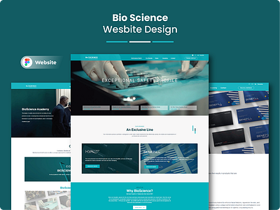 Bio Science Website Design figma graphic design ui ux webdesign