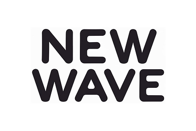 NEW WAVE - display font branding design graphic design illustration logo mockups vector