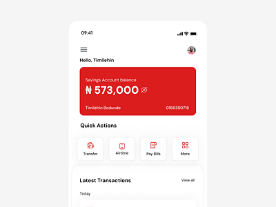 OneBank Mobile App design mobile ui uiux