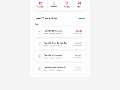 OneBank Mobile App design mobile ui uiux