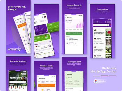 Farming Mobile App Design figma logo mobile app design ui ux