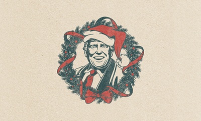 Make Christsmas Great Again | Bundle Design badge branding christmas design digital art digital drawing graphic graphic design illustration logo texture trump tshirt design vector vintage