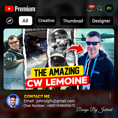 Amazing Thumbnail Design attractivedesigner bannerdesigner creativedeserve creativedesigner eye catchingthumbnail johirolgfx johirulgfx moderndesign thumbnail youtubethumbnail zohirulgfx