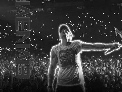 Eminem poster design graphic design