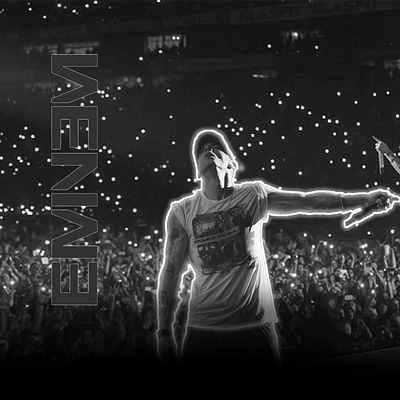 Eminem poster design graphic design