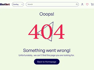 DailyUI | 404 Page dailyui design ui ux