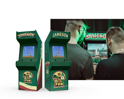 Jameson Arcade arcade art design graphic design illustrator jameson photoshop retro whiskey