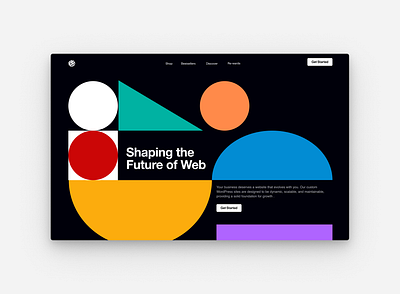 Creative Agency Website agency branding design illustration landingpage ui ux