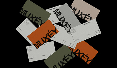 Muxéy - Genderless Clothing Branding brand identity branding branding concept branding design business cards clothing brand collateral custom typography design genderless clothing logo wordmark