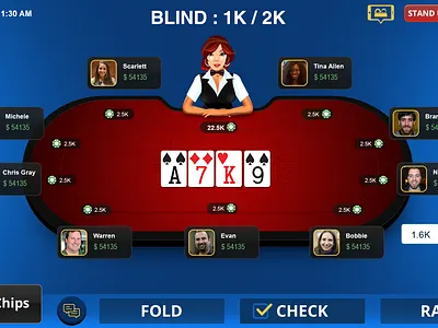 A Custom Poker Application branding ui