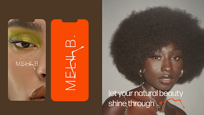 Melii B. Hair & Makeup Artist Visual Identity branding design graphic design logo visual identity