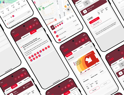 App public transport EMT app design mobile public transport ui ux