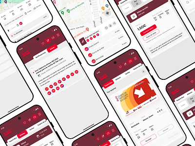 App public transport EMT app design mobile public transport ui ux