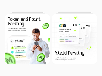 Crypto Landing Clean Soft UI acid ai powered ai ui cards clean crypto crypto header crypto landing crypto ui defi landing ui presale roadmap token ui web3 white widget