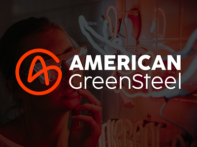 Iconic letter "AG" neon logo design 3d a logo ag ag logo american animation branding graphic design greensteel letter a logo letter ag logo logo design monogram motion graphics nion nion logo orange wordmark