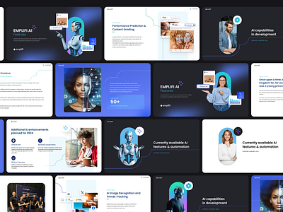 AI Presentation branding design graphic design illustration presentation ui