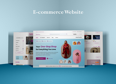 ShopAway - eCommerce Landing Page - UI/UX Design best deals ui e commerce landing page e commerce website design fashion e commerce website fashion store uiux marketplace ui design mobile friendly e commerce modern e commerce design multi category e commerce one stop shop design online retail web design online shopping ui online storefront design product grid design product listing design responsive e commerce ui retail web design inspiration shopping cart ui user friendly shopping ui web design for e commerce