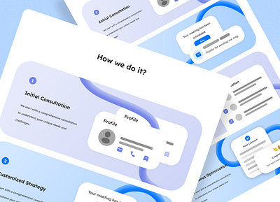 Landing Page Offer Section for Agency about section app design design hero section how we do it landing page offer offer section offering typography ui uiux ux web design