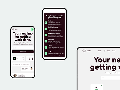 OMO website interaction design figma design home page design interaction design landing design messaging web motion design professional website design responsive design tasks web top website design ui ui design ux ux design web design inspiration web design portfolio webdesign website animation website interaction