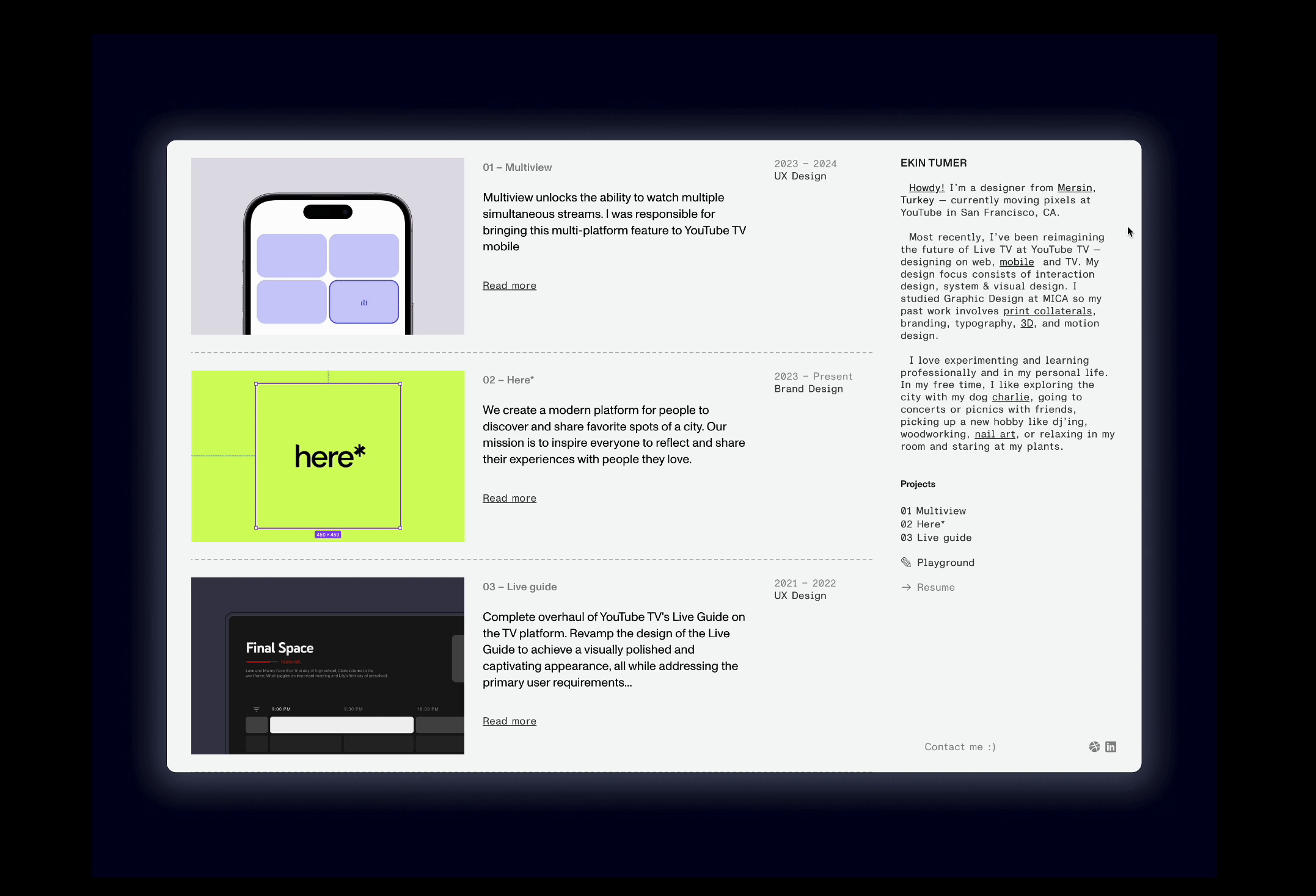 Example of Website Design