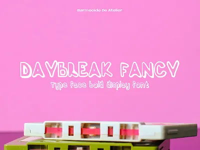 DAYBREAK FANCY - TYPE FACE BOLD DISPLAY FONT FREE!! decorative font display font font free font serif font true type outline