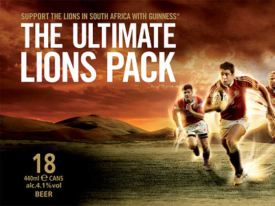 Guinness Six Nations limited edition packs art direction graphic design packaging print