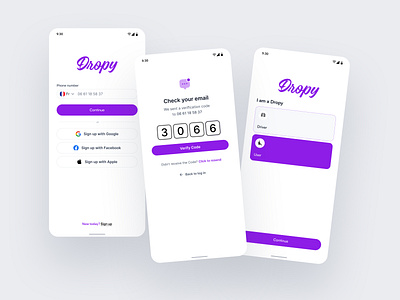 Dropy | Ride sharing App