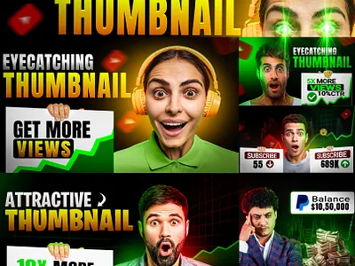 Eye- Catching YouTube Thumbnail Design youtube thumbnail banner