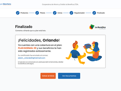 Insurance quoter Grupo Mancheno broker cotizador design desktop insurance interface quote seguro ui ux web