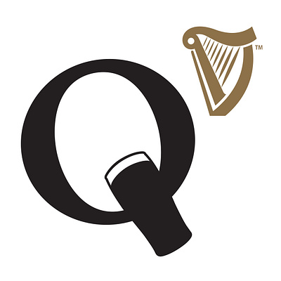 Guinness quality assured mark branding graphic design logo