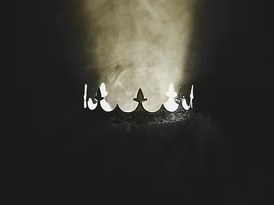 Holy Holy Album Art church crown darkness enthroned gold haze holy illuminated jesus king light music silver throne worship