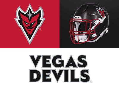 31/32 - Vegas Devils branding design devil football graphic design horror illustration las vegas logo nevada sports sports branding star typography