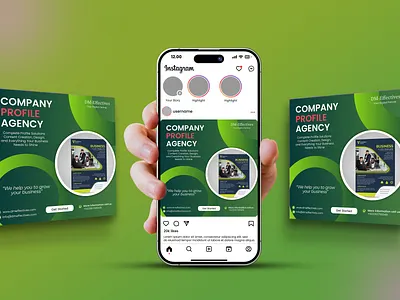 Company Profile Post Design