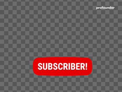 Become a Subscriber Button animation maker - profounder animation branding button channel design gif graphic design logo loop maker online overlay red video edit youtube