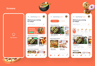 Food Delivery App Design app application creative delivery app design figma food app ui