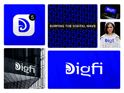 Digfi – Creative Digital Agency Branding agency branding agency logo brand guidelines brand identity brand logo brandbook branding business logo company logo corporate branding fintech logo geometric logo icon identity logo logo branding marks modern logo saas logo visual identity