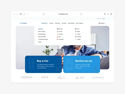 Top Navigation : JT Hughes app branding clean creative design interface modern ui uiux