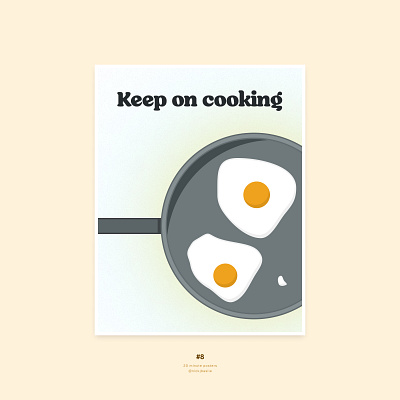 Cooking – Poster of the day #8 design graphic design illustration poster