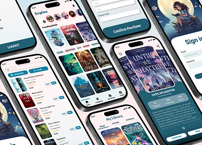 Sciptora || Online Book Store ui