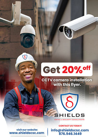 Shields 20% flyer design.