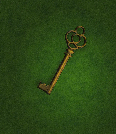 key #1 brass brass key doodle illustration key noise shunte88 vector