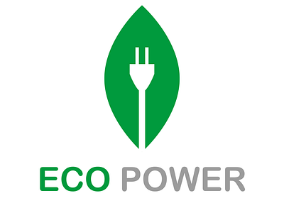 ECO POWER Logo Concept branding logo