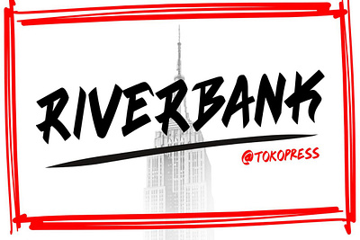 RIVERBANK – Aggressive Graffiti Font display font graffiti font