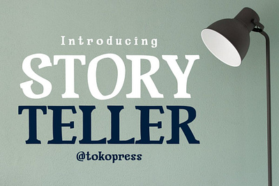 Storyteller – Girly Font cute font display font girl font