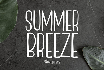 Summer Breeze – Girly Font cute font display font fashion font girly font