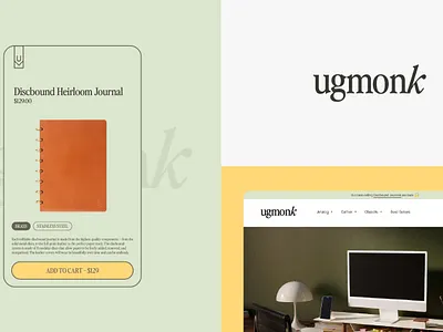 Ugmonk | logo concept brand design branding flat design graphic design logo logo design minimal rebrand stationary brand stationary logo
