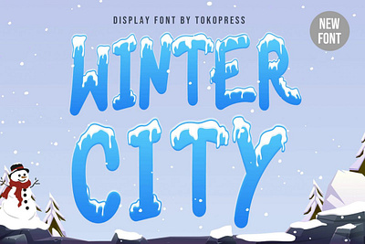 Winter City – Kids Font children font cute font display font gaming font kids font