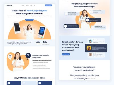 EasyATM – Mini ATM for Local Communities in Indonesia bank ui design mini atm ui design ui ui design uiux